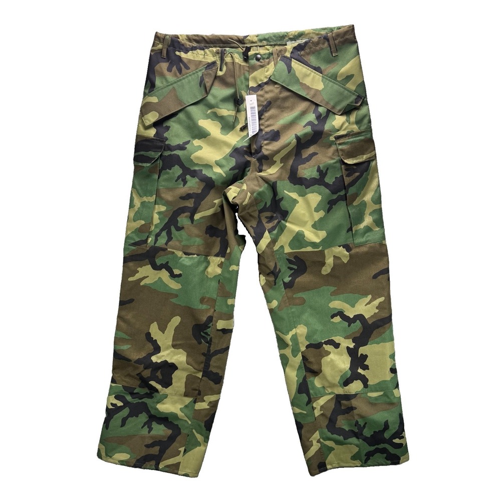 Military Pants Mens Medium Regular Trousers Cold Weather Camo Goretex NWT